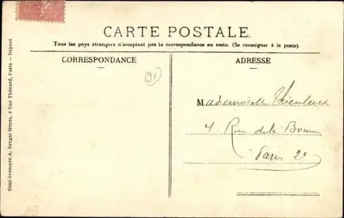 Ak Corbeil Essonne, Hotel de la Belle Image, Gaillard