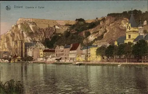 Ak Dinant Wallonien Namur, Citadelle et Église