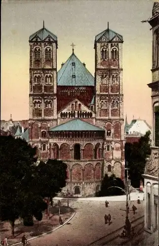 Ak Köln am Rhein, Gereonskirche, Außenansicht