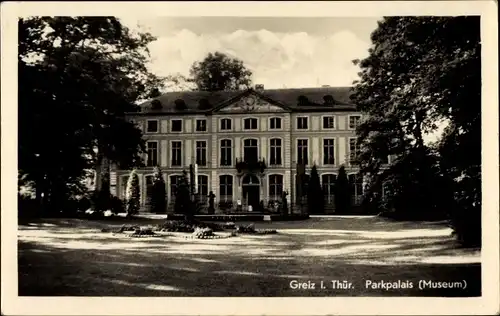 Ak Greiz im Vogtland, Parkpalais, Museum
