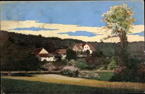 Ak Bad Kissingen Unterfranken Bayern, Claushof, Panorama