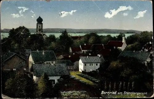 Ak Bernried am Starnberger See, Panorama vom Ort, Ottmar Zieher