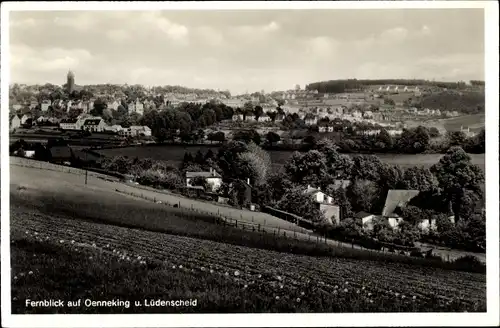 Ak Oeneking Lüdenscheid im Märkischen Kreis, Fernblick, Panorama