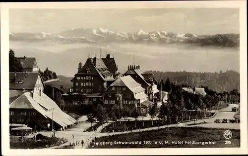 Ak Feldberg im Schwarzwald, Hotel Feldbergerhof, Außenansicht, Panorama