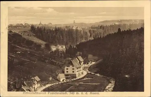 Ak Freudenstadt im Nordschwarzwald, Ortsansicht, Panorama