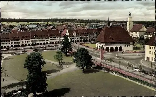 Ak Freudenstadt im Nordschwarzwald, Partie auf dem Markt