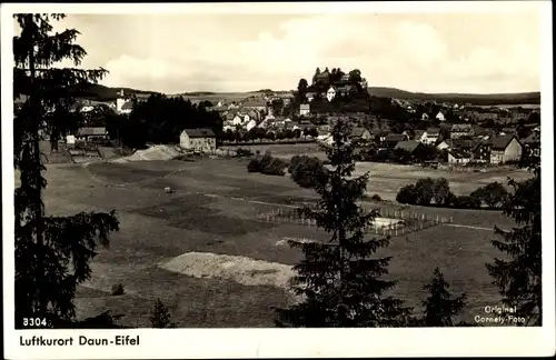 Ak Daun in der Eifel, Totalansicht, Panorama