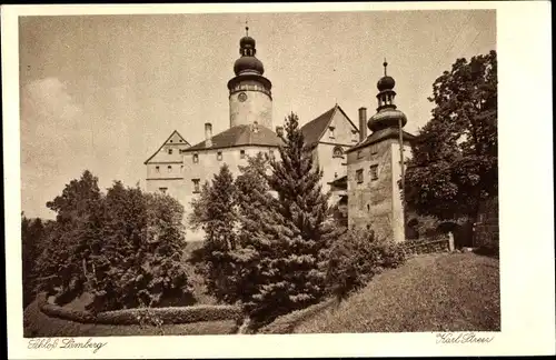 Ak Lemberk Lämberg Jablonné v Podještědí Deutsch Gabel Region Reichenberg, Schloss Lämberg