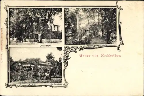 Ak Ahrensbök in Ostholstein, Heckkathen, Gartensaal