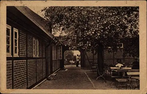 Ak Hamburg, Milchwirtschaft Stadtpark, Terrasse