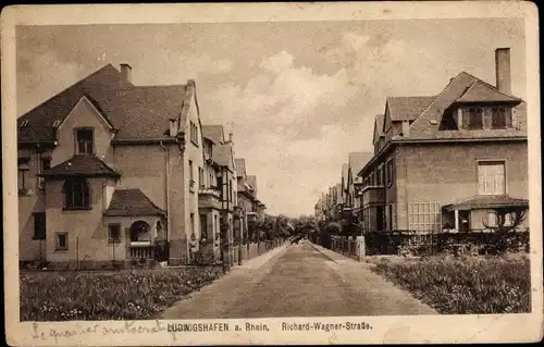 Ak Ludwigshafen am Rhein, Richard-Wagner-Straße