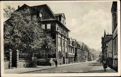 Ak Homburg in der Pfalz Saarland, Eisenbahnstraße
