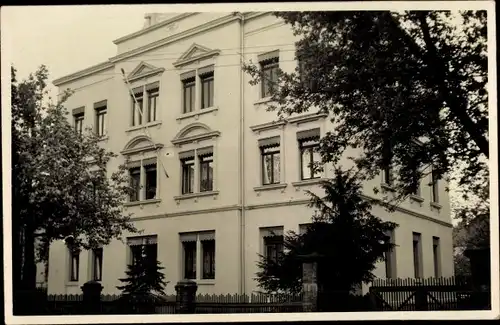 Foto Ak Kötzschenbroda Radebeul in Sachsen, Grundstücksbüro W. Käfer, Gebäude