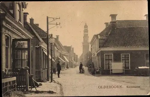 Ak Oldeboorn Aldeboarn Friesland Niederlande, Kerkeburen