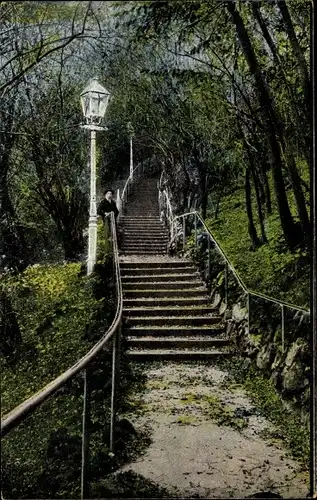 Ak Westerbouwing Oosterbeek Gelderland, Trappen Westerbouwing