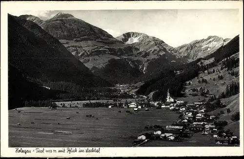 Ak Holzgau in Tirol, Gesamtansicht, Lechtal