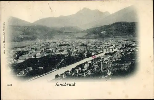 Ak Innsbruck in Tirol, Gesamtansicht