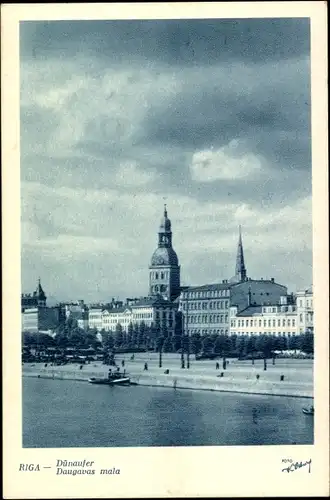 Ak Riga Lettland, Dünaufer, Daugavas mala, Türme