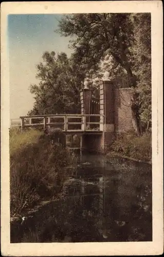 Ak Utrecht Niederlande, Schlossbrücke