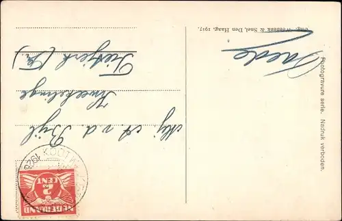 Ak Giethoorn Overijssel Niederlande, Holzbrücke