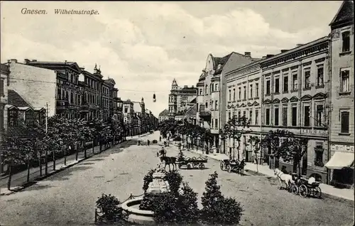 Ak Gniezno Gnesen Posen, Wilhelmstraße