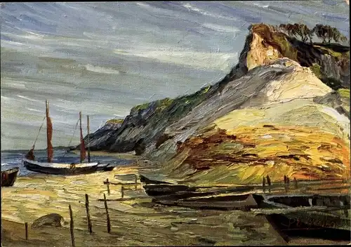 Künstler Ak Gabel, P. E., Primorje Ostseebad Groß Kuhren Ostpreußen, Zipfelberg