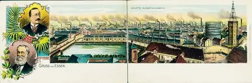 Klapp Litho Essen im Ruhrgebiet, Krupp Gussstahlfabriken, Alfred Krupp, Friedrich Alfred Krupp