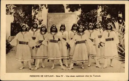 Ak Ceylon Sri Lanka, Une classe superieure chez les Tamouls