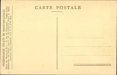 Ak Ceylon Sri Lanka, Presbytere et eglise en feuilles de cocotier