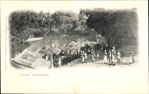 Ak Ceylon Sri Lanka, River transport