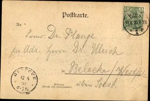 Ak Dampfer Graf Waldersee, HAPAG