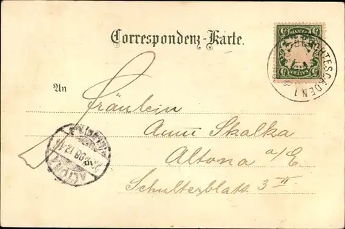 Litho Ein Vergnügen eigner Art ist so eine Regenfahrt, Wanderer