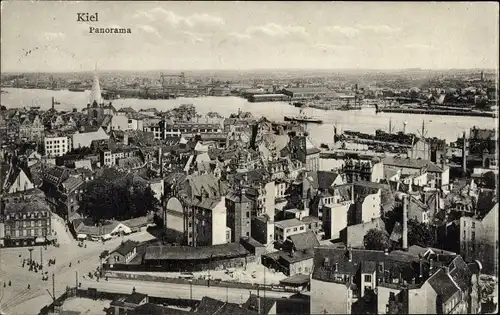 Ak Kiel Schleswig Holstein, Panorama