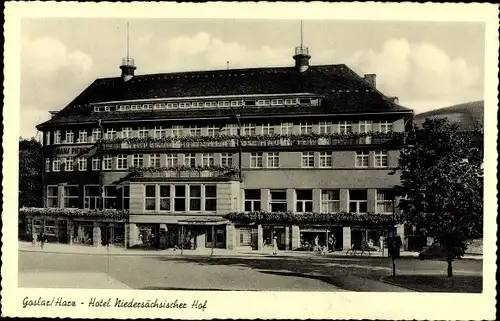 Ak Goslar am Harz, Hotel Niedersächsischer Hof