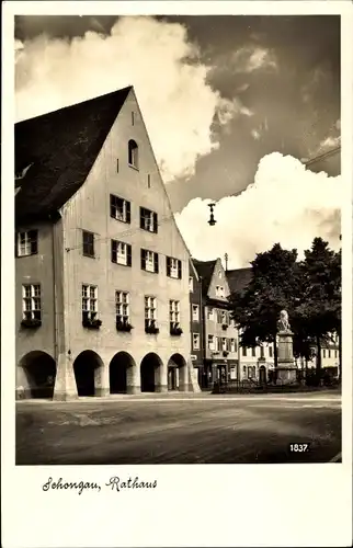Ak Schongau in Oberbayern, Rathaus