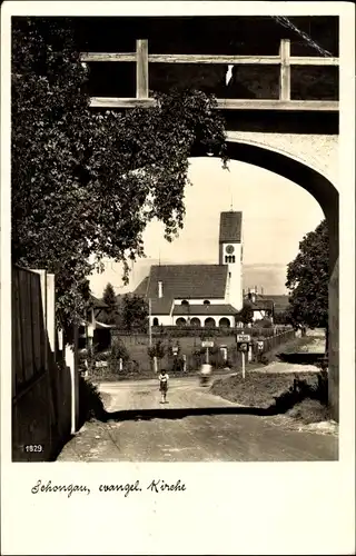 Ak Schongau in Oberbayern, Evangelische Kirche