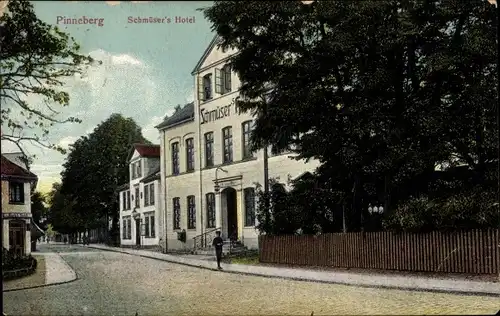 Ak Pinneberg in Schleswig Holstein, Ansicht vom Schmüser's Hotel