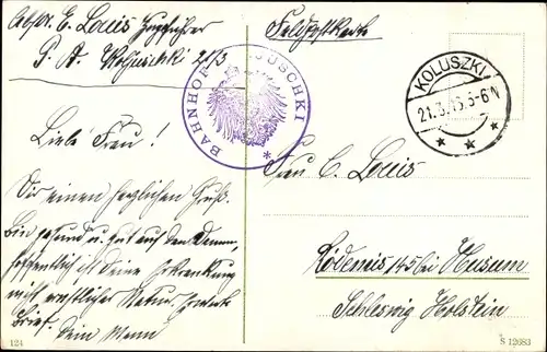 Ak Tomaszów Polen, Rynek, Marktplatz, Kirche