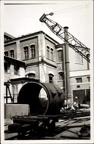 Foto Abbruch des Bassinkondensators der Maschine 3, Abdampfaufnehmer, 1935