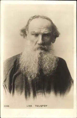 Ak Russischer Schriftsteller Lew Nikolajewitsch Tolstoi, Portrait