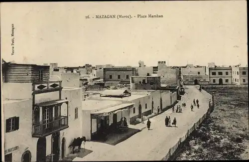 Ak El Jadida Mazagan Marokko, Place Marshan
