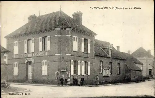 Ak Saint Sérotin Yonne, La Mairie