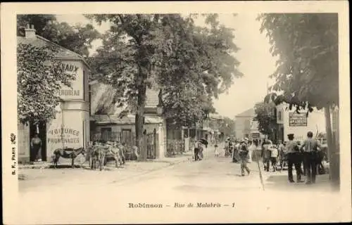 Ak Robinson Hauts de Seine, Rue de Malabris