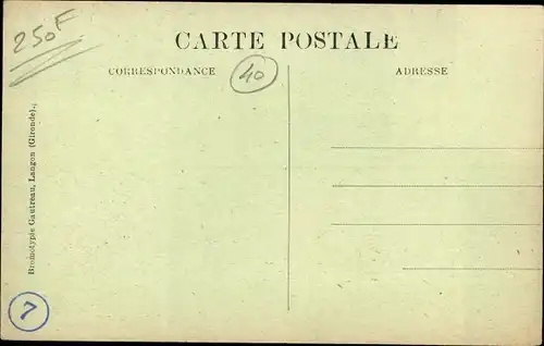 Ak Mont de Marsan Landes, Rue Gambetta