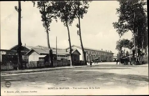 Ak Mont de Marsan Landes, La Gare