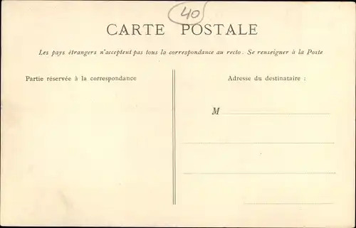 Ak Mont de Marsan Landes, Rue Frederic Bastiat