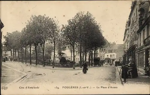 Ak Fougères Ille et Vilaine, La Place d'Armes