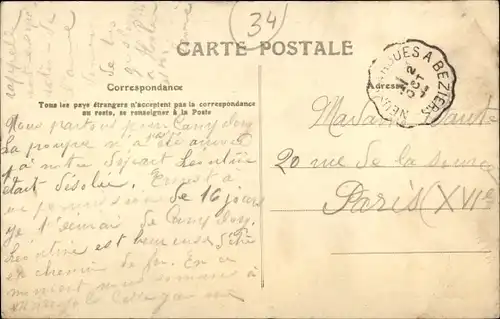 Ak Marvejols Lozère, Avenue de la Gare