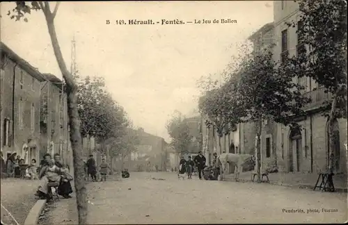 Ak Fontès Hérault, Le Jeu de Ballon