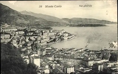 Ak Monte Carlo Monaco, Vue generale